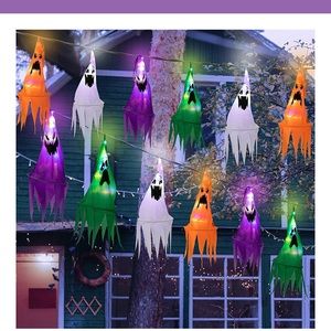 Ghost Hat String Lights, 12 Pcs